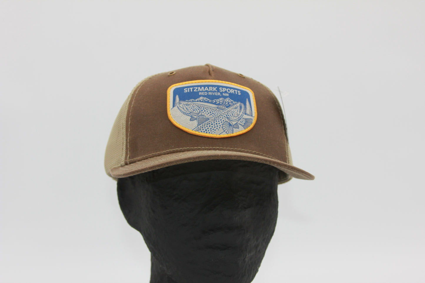 Brown Mesh Sitzmark Trucker Hat