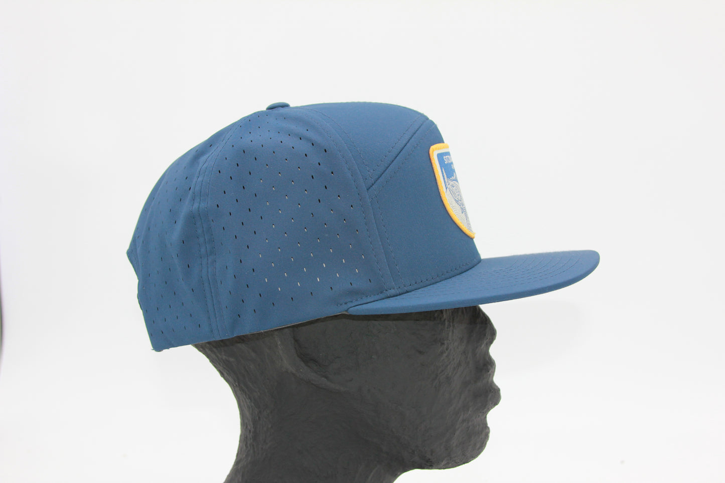 Dark Blue Flat Brim Sitzmark Hat