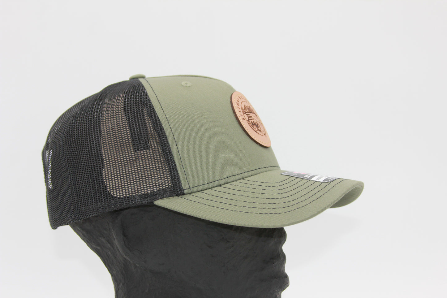 Green and Black Mesh Sitzmark Trucker Hat