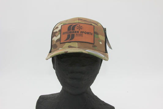 Camo Sitzmark Trucker Hat