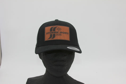 Black Mesh Snapback Sitzmark Trucker Hat