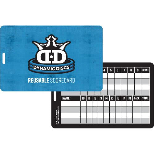 Dynamic Disc Reusable Score Card